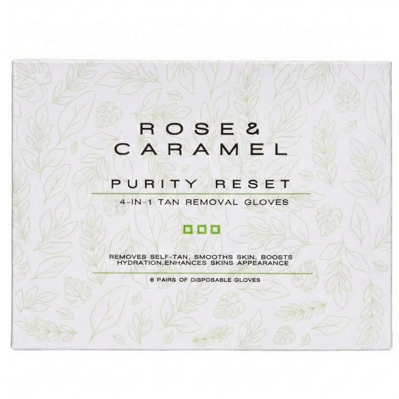 Rose & Caramel Purity Reset 4-in-1 Self Tan Removing Gloves 150g
