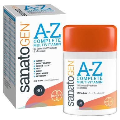 Sanatogen A-Z Complete Multivitamin 30 Tablets - Image 2