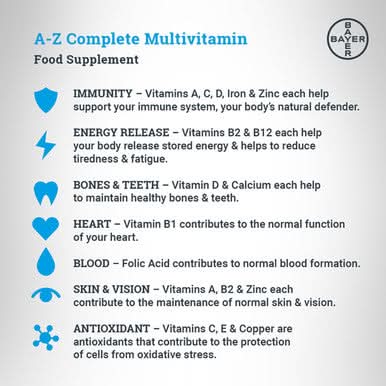 Sanatogen A-Z Complete Multivitamin 30 Tablets - Image 7