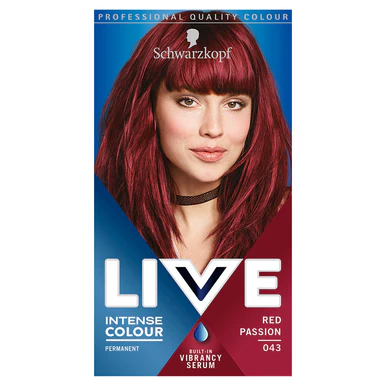 Schwarzkopf LIVE Intense Colour Permanent 043 Red Passion