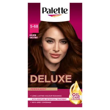 Schwarzkopf Palette Deluxe Hair Dye Golden Chestnut 5-68 1 Box