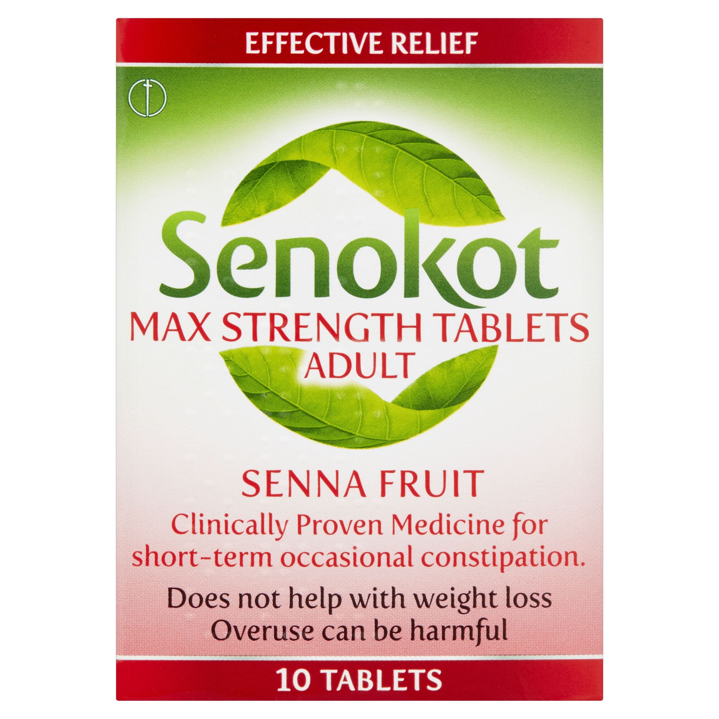 Senokot Max Strength 10 Tablets