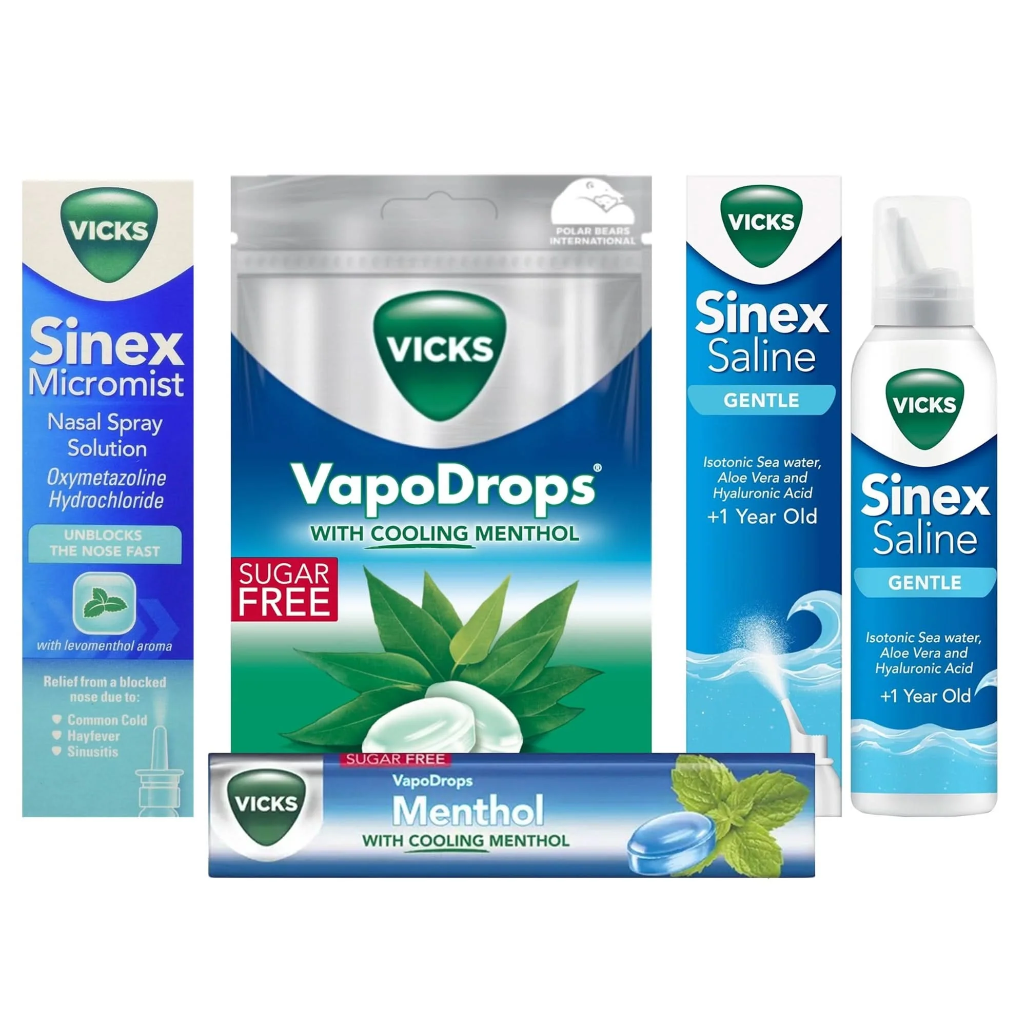 Vicks Sinus & Throat Relief Bundle