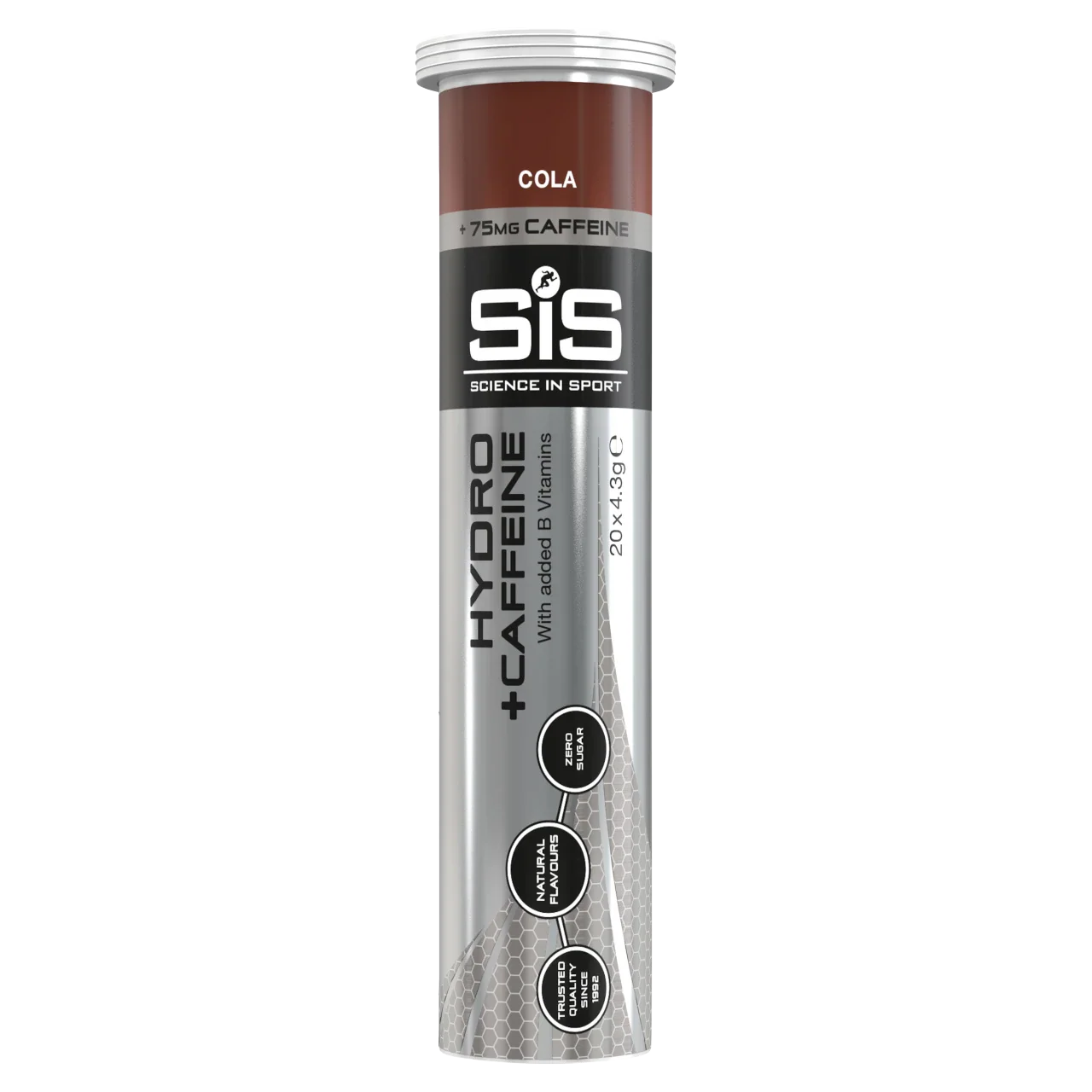 SiS GO Hydro Hydration + Caffeine Tablets Cola 20x4g
