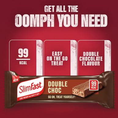 SlimFast Core Snack Bar Double Choc 6 x 25g - Image 2
