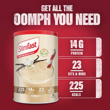SlimFast Powder Vanilla 584g - Image 2