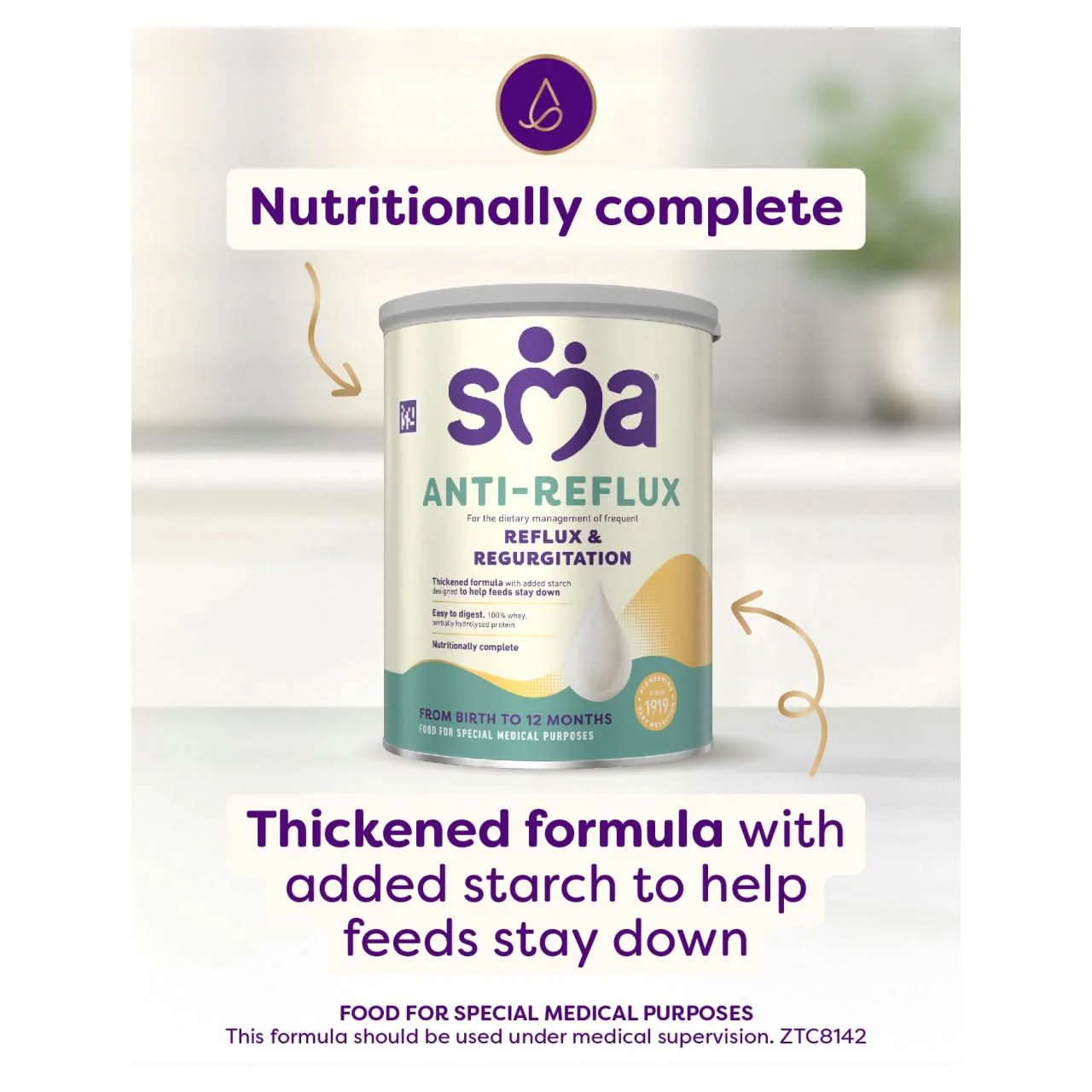 SMA Anti-Reflux Formula From Birth 800g - Image 6