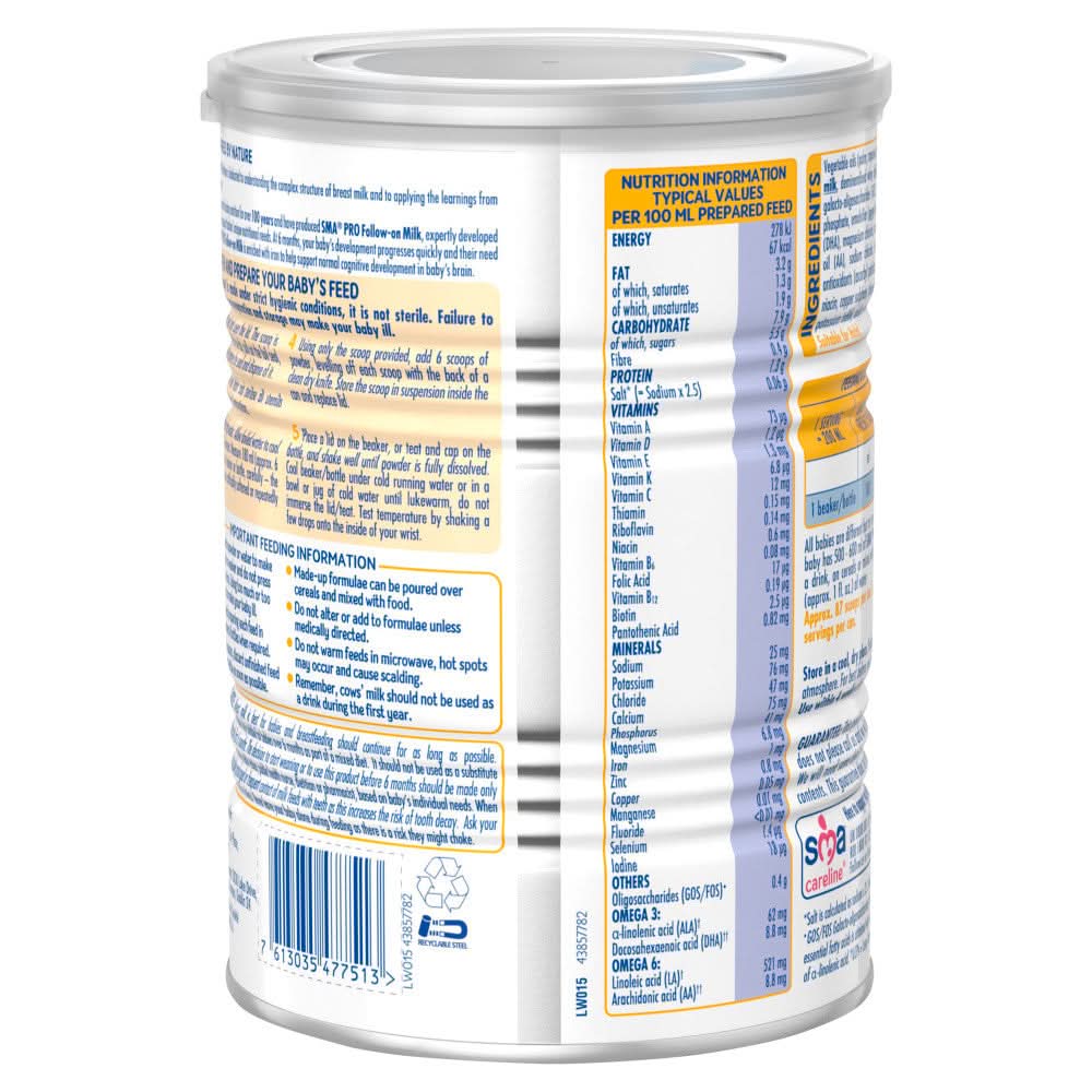 SMA PRO Follow On Milk 6 Months+ 400g - Image 2