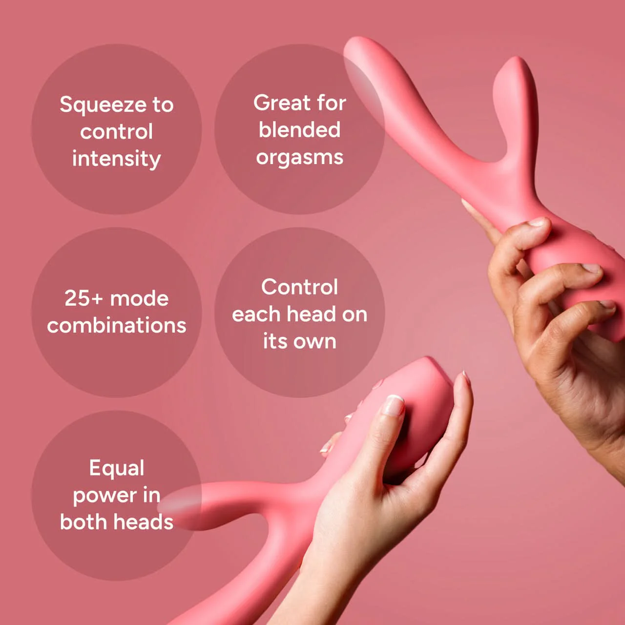 Smile Makers The Artist Dual Rabbit Vibrator with 9 Pulsating Modes - Image 6