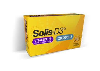 Solis-D3 20,000iu Softgel Capsules
