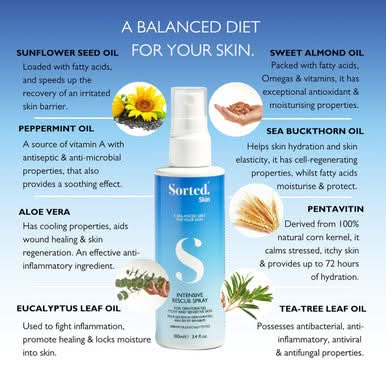 Sorted Skin Intensive Rescue Spray 100ml - Image 3