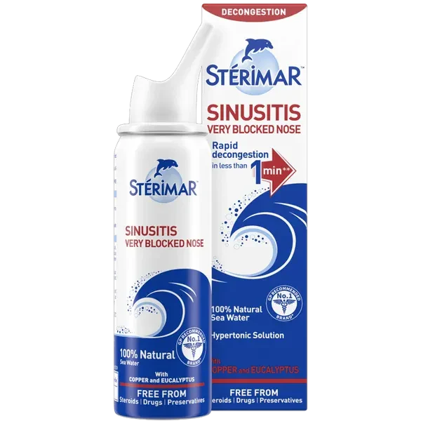 Sterimar Sinusitis Very Blocked Nose Nasal Spray 50ml