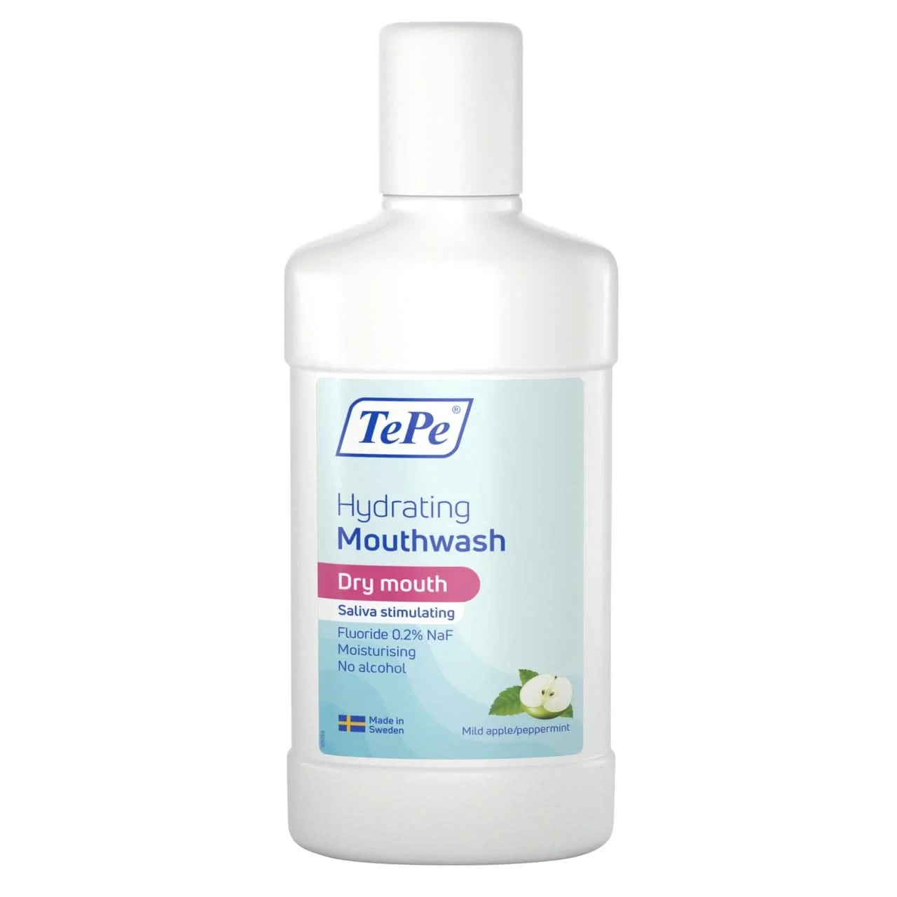 TePe Hydrating Mouthwash Apple & Peppermint 500ml
