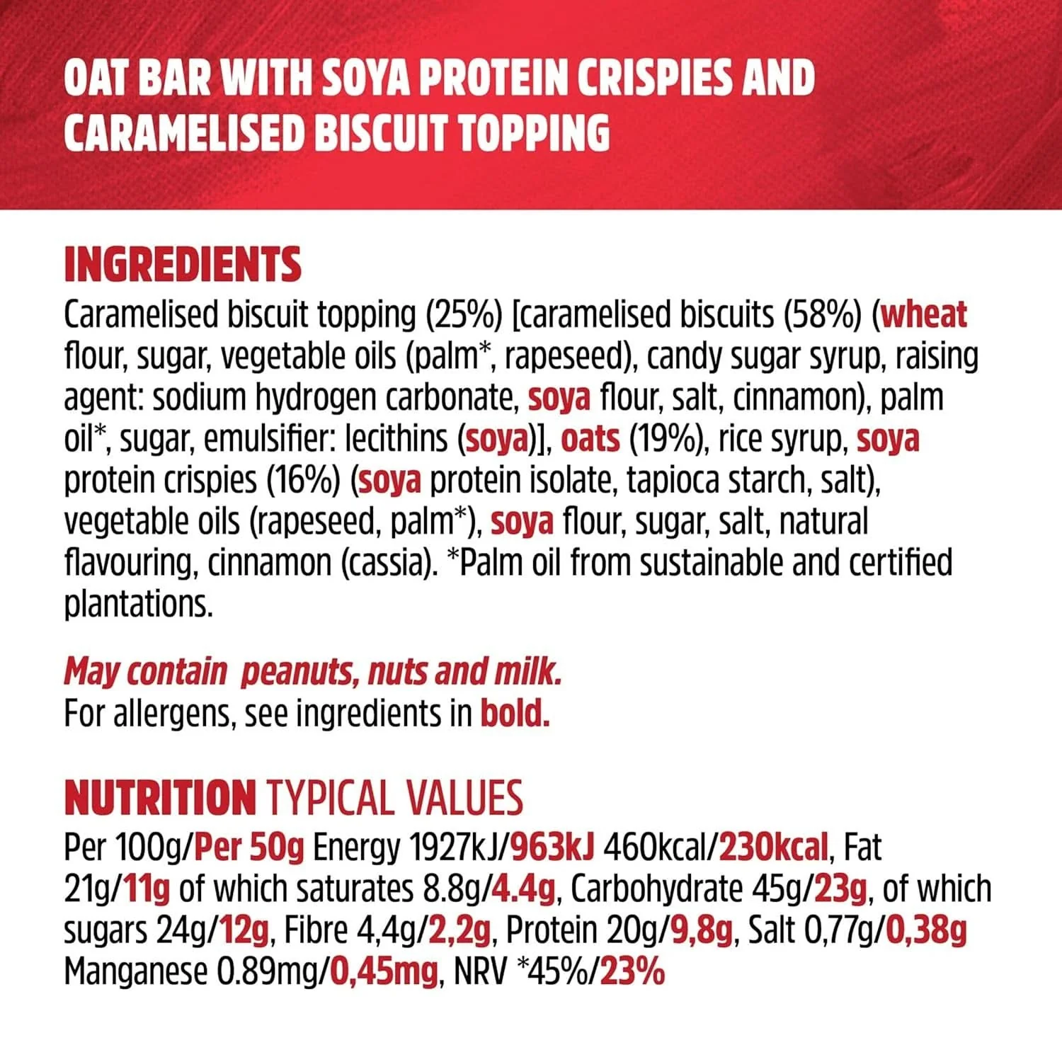 Trek Protein Flapjacks Biscoff 16x50g - Image 5