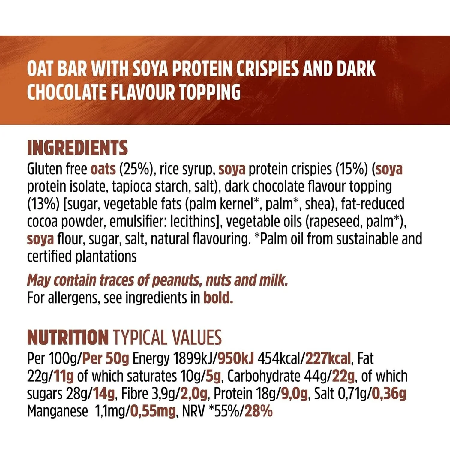 Trek Protein Flapjacks Cocoa Oat 16x50g - Image 6