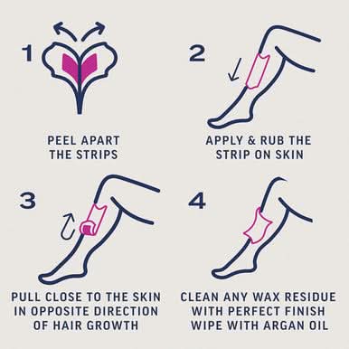 Veet Expert Cold Wax Strips Legs Normal 20 Strips - Image 4
