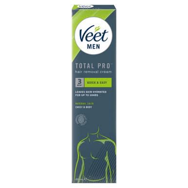 Veet Men Chest & Body Hair Removal Cream for Normal Skin 200ml