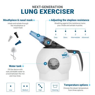 WellO2 Steam Breathing Trainer - Image 2