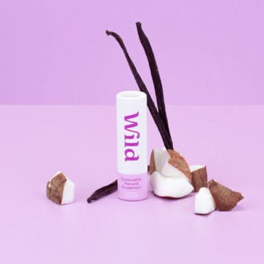 Wild Mini Coconut & Vanilla Deodorant 16g - Image 3