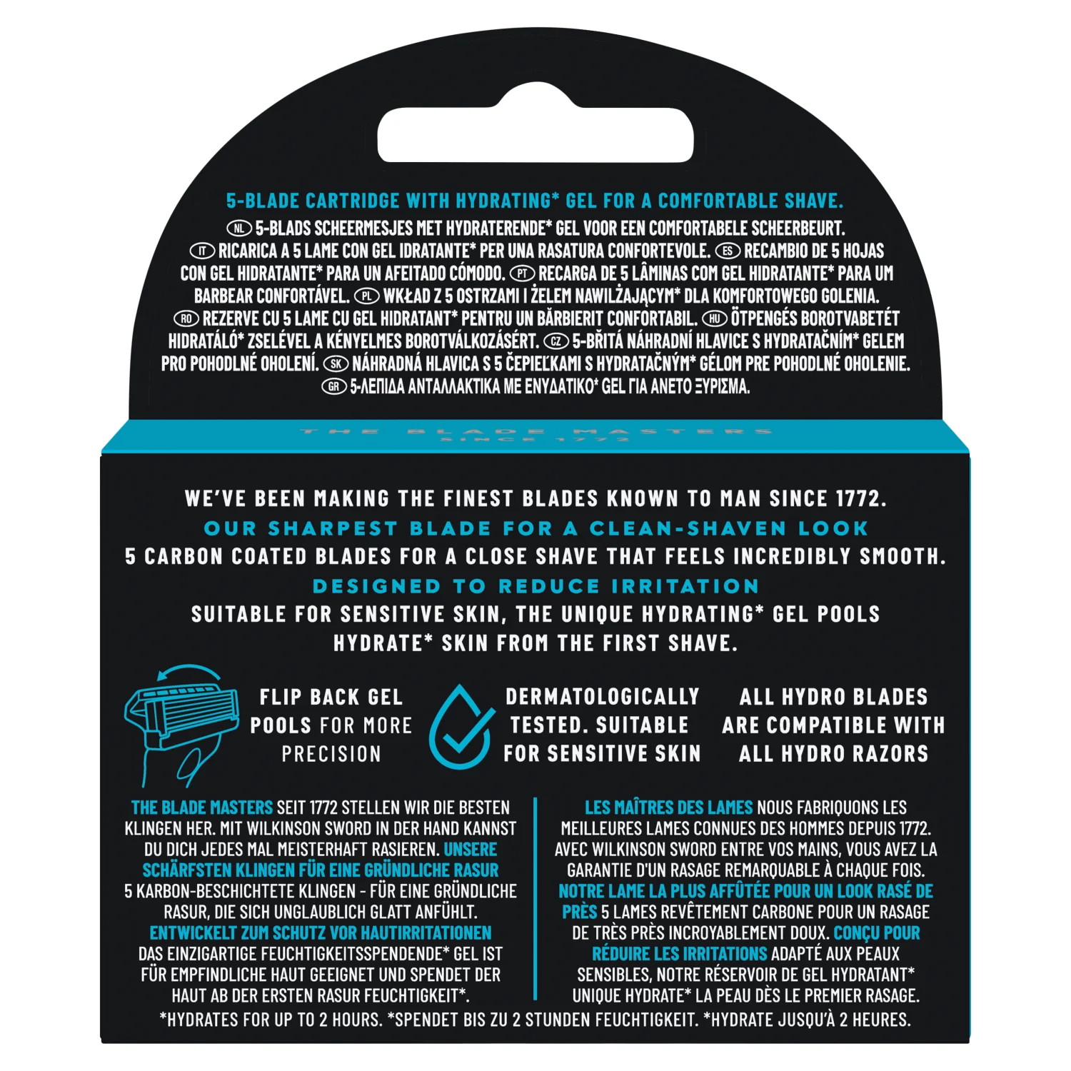Wilkinson Sword Hydro 5 Skin Protection Blades 4 Pack - Image 3
