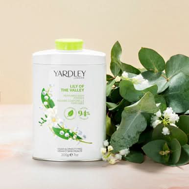Yardley Lily of the Valley Perfumed Powder 200g - Image 3
