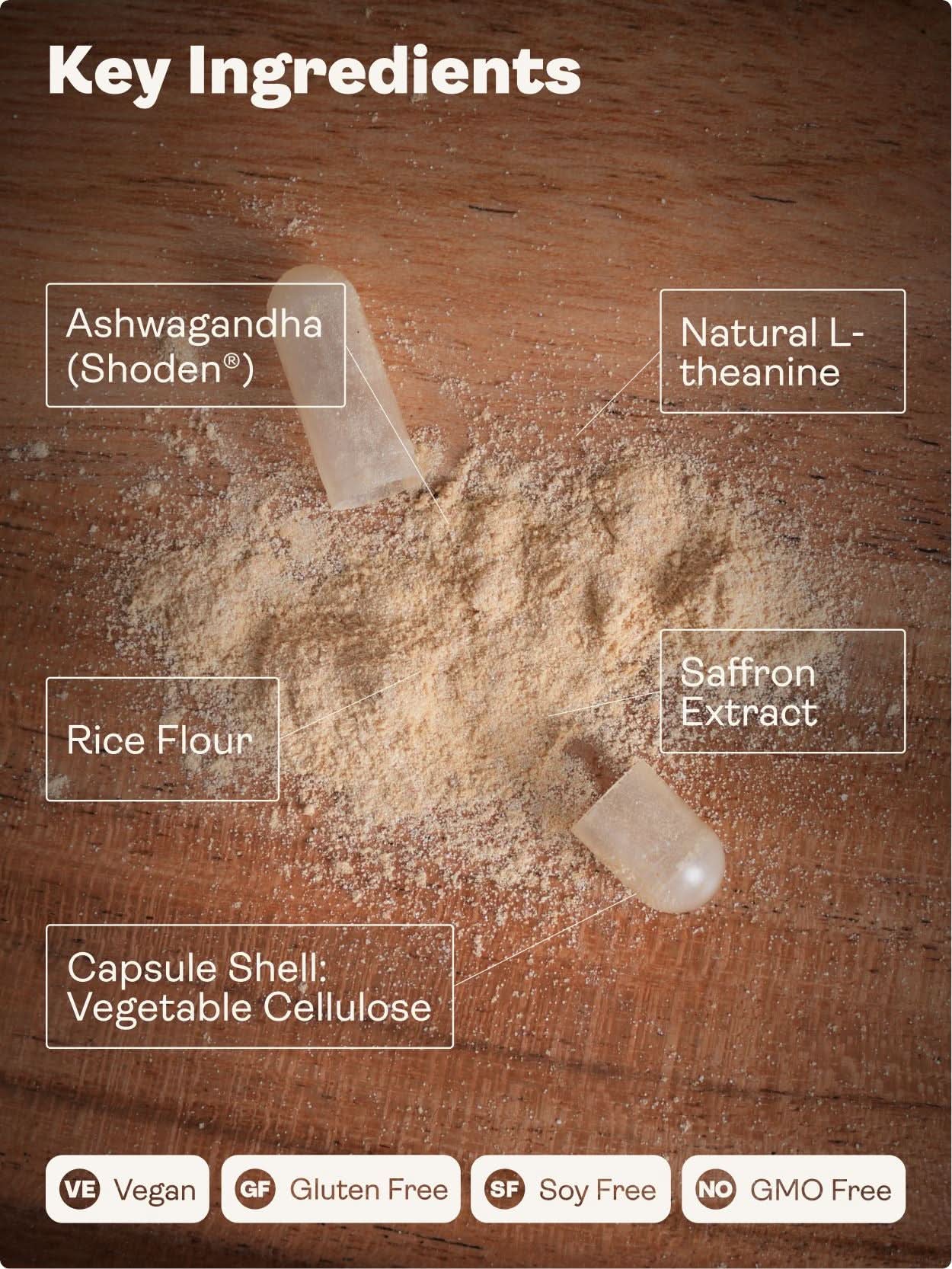 Youth & Earth CHILLAXCINE (Ashwagandha, L-theanine & Saffron) 335mg x 60 Capsules - Image 5
