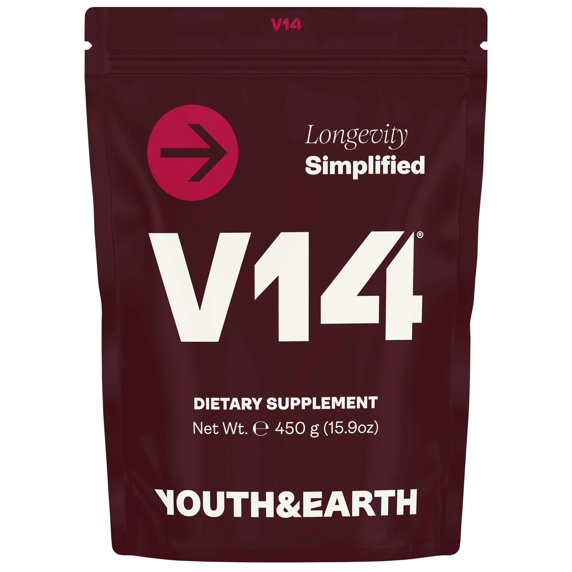 Youth & Earth V14 Superfood Reds Powder 27 Antioxidant Rich Superfruit 30 Servings