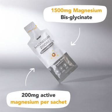 Zooki Liposomal Magnesium Bisglycinate 1,500mg Pineapple Guava Flavour 15ml 30 Sachets - Image 2